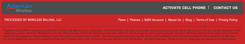 Pageplus Activation Footer