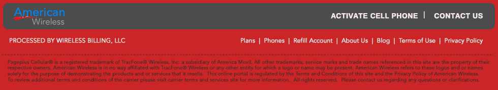 Pageplus Cellular Footer